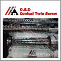 38CrMoAlA twin conical screw barrel/China conical screw